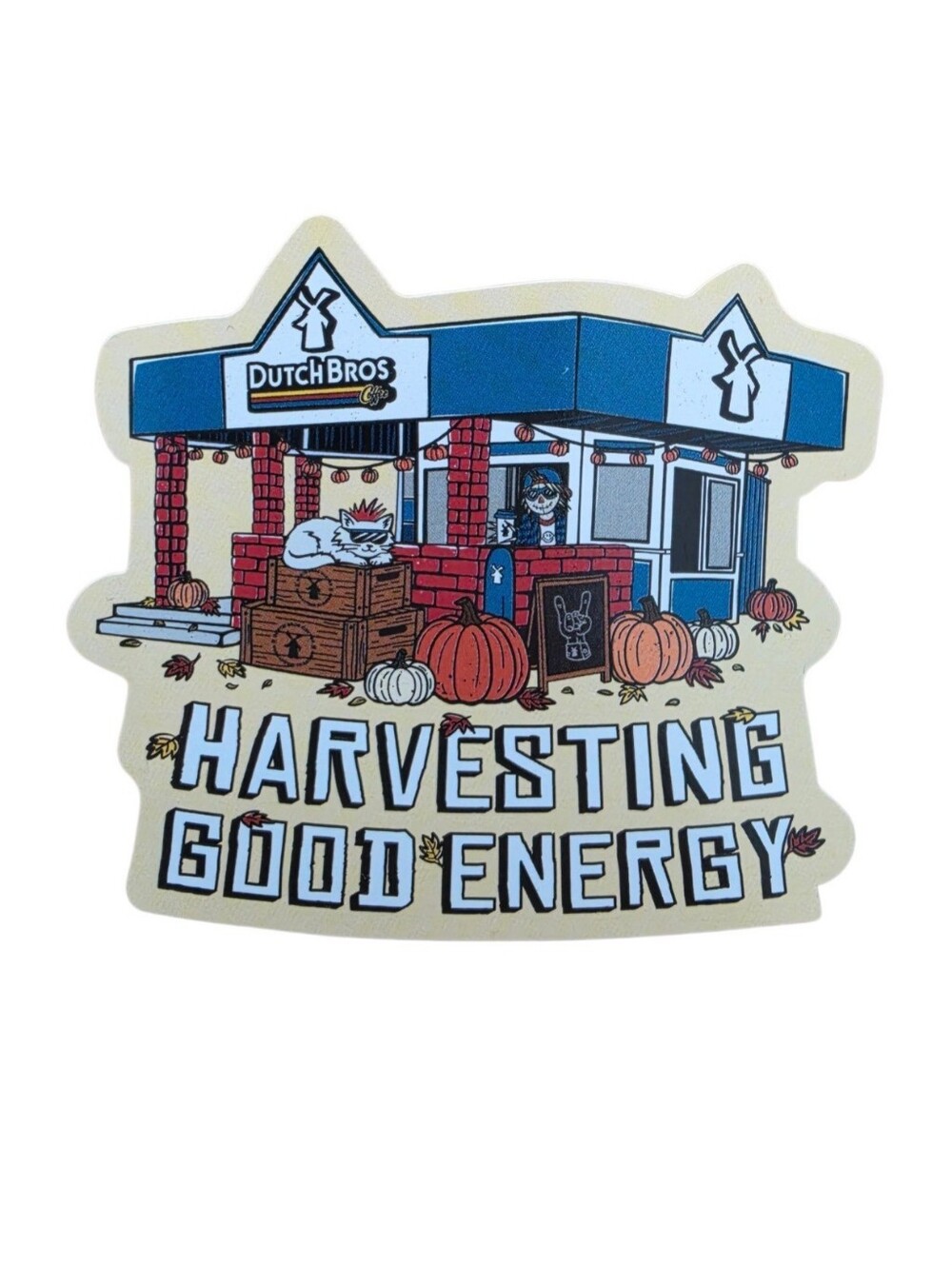 Dutch Bros "Harvesting Good Energy" Sticker September 2 Release New
